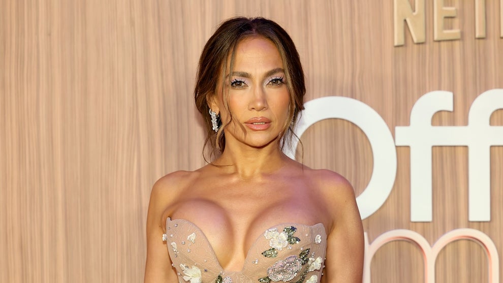 Jennifer Lopez attends Netflix's "Office Romance" New York Premiere at Regal Union Square on June 02, 2026 in New York City. (Credit: Dia Dipasupil/WireImage)