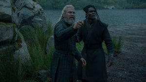 Kieran Bow and Clinton Liberty in "House of the Dragon" (Credit: HBO)