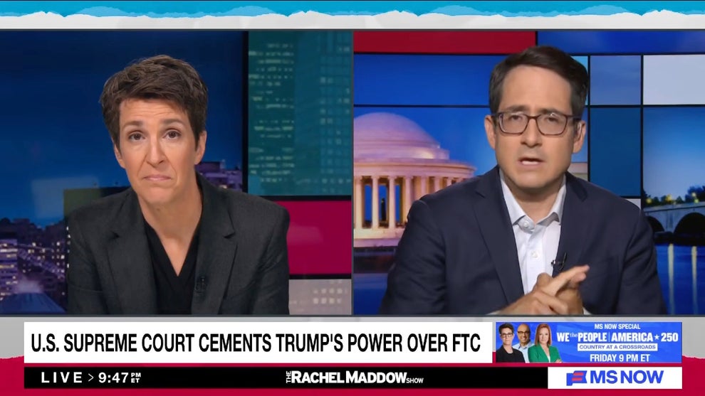 Alvaro Bedoya appears as a guest on the June 29, 2026 edition of "The Rachel Maddow Show" (MS NOW)