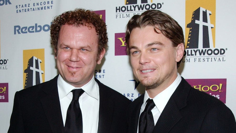 John C. Reilly and Leonardo DiCaprio during The 8th Annual Hollywood Film Festival Hollywood Awards - Backstage at The Beverly Hilton Hotel in Beverly Hills, California, United States. (Credit: Jon Kopaloff/FilmMagic)