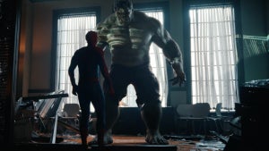 Spider-Man faces the Hulk in "Spider-Man: Brand New Day"