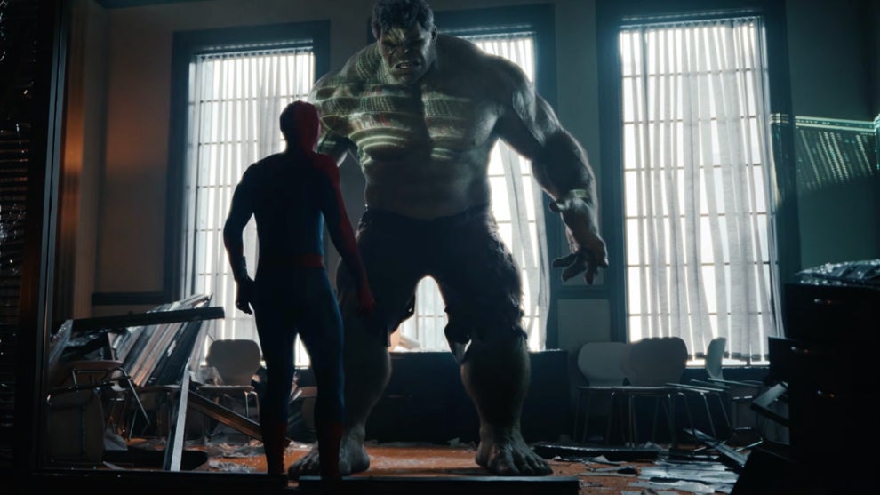 Spider-Man faces the Hulk in "Spider-Man: Brand New Day"