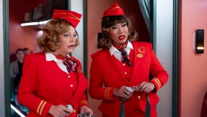 Ginger Minj and Jujubee in 'Stop! That! Train!' (Credit: Bleecker Street)