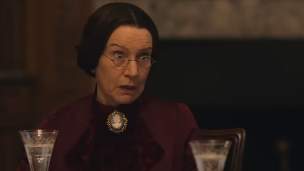 Susie Essman as Susan B. Anthony in "‘Life, Larry and the Pursuit Of Unhappiness" (HBO/YouTube)