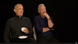 Tom Hanks and Tim Allen talking about "Toy Story 5"