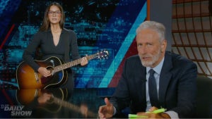 Olivia Munn, Jon Stewart