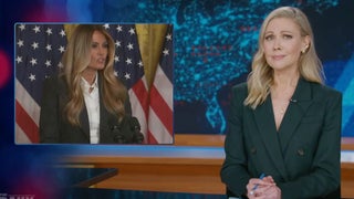 ‘The Daily Show’ Mocks Melania Trump for Doing an ‘Impression’ of AI During White House Speech | Video