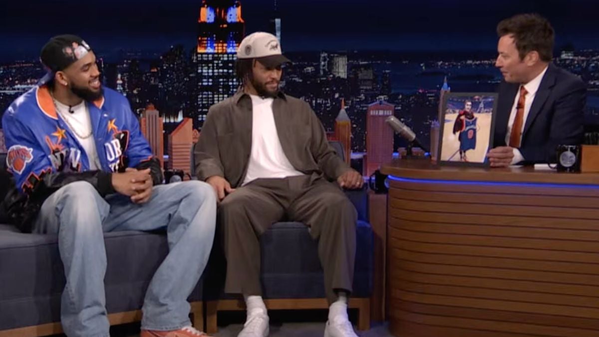 Jalen Brunson and Karl-Anthony Towns Admit They Now Believe in Superstitions After Knicks' Championship Win | Video