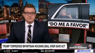 Chris Hayes Says Trump Derailed Housing Bill to Chase ‘Dictator’ Power | Video