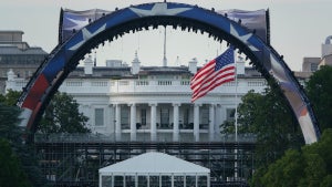 WASHINGTON, DC - JUNE 1: c on June 1, 2026 in Washington, DC. President Donald Trump is hosting a UFC match on the White House grounds in honor of the 250th anniversary of the United States. (Photo by Kevin Carter/Getty Images)