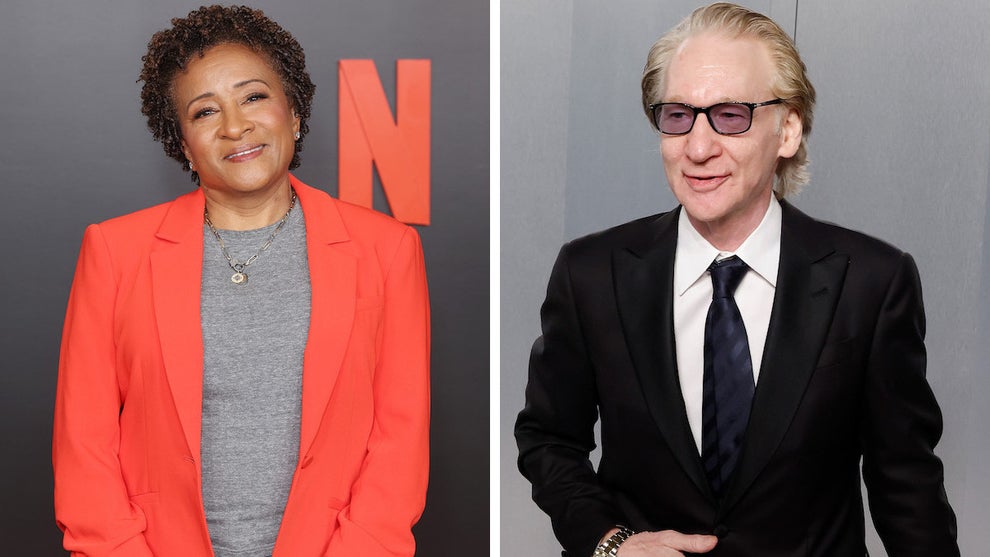 Wanda Sykes and Bill Maher