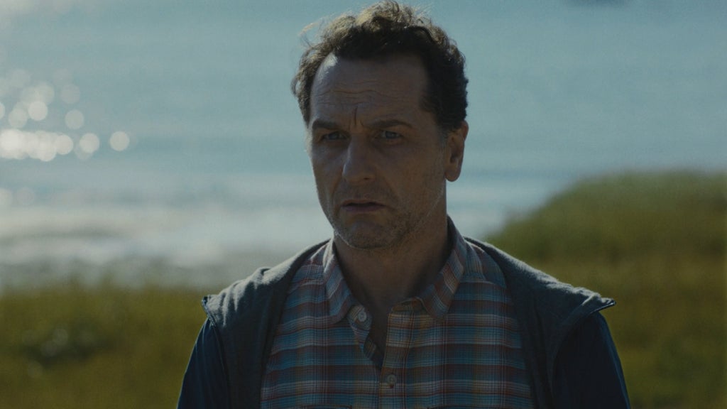 Matthew Rhys as Mayor Tom Loftis in the "Widow's Bay" Season 1 finale, "We Hope You Enjoyed Your Time!" (Apple TV)