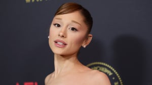 Ariana Grande attends the AFI Awards Luncheon at the Four Seasons Hotel Los Angeles at Beverly Hills on January 09, 2026 in Los Angeles, California