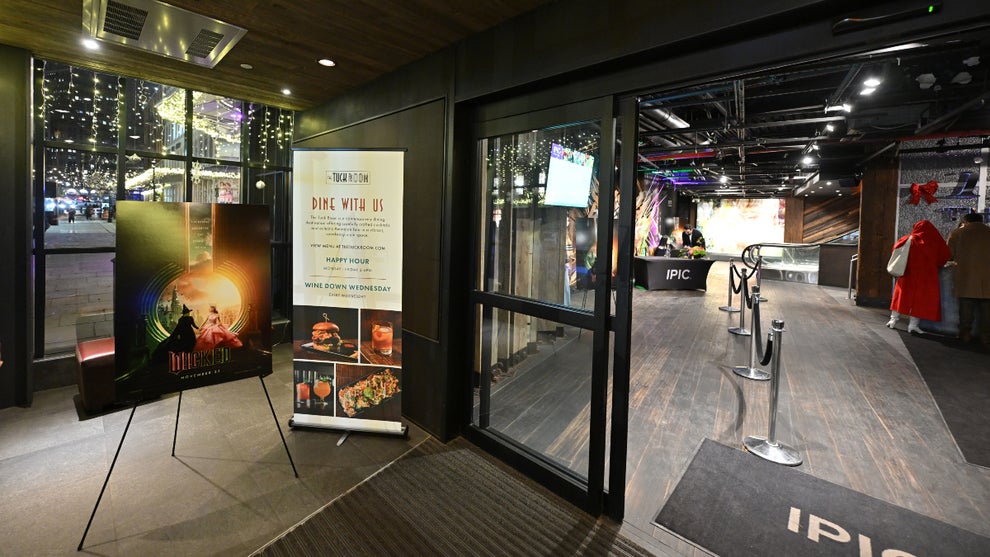 A general view of the interior of the iPic Fulton Market captured on November 13, 2024 in New York City. (Roy Rochlin/Getty Images for Universal Pictures)
