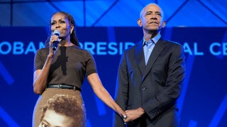 Barack and Michelle Obama Welcome Famous Friends, World Leaders to Presidential Center Opening | Video