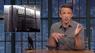 Seth Meyers Mocks Trump’s ‘On the Nose’ Handling of His Name Being Taken Off Kennedy Center: ‘He Literally Did a Cover-Up’ | Video
