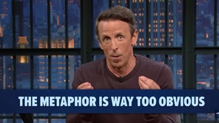 Seth Meyers Says He ‘Might as Well Just Quit’ After Trump Turns Reflecting Pool Green: ‘The Metaphor Is Way Too Obvious’