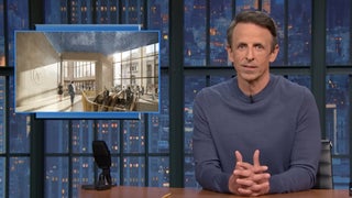 Seth Meyers Figures Out Why Trump’s Name Is Fitting for Penn Station Remodel | Video