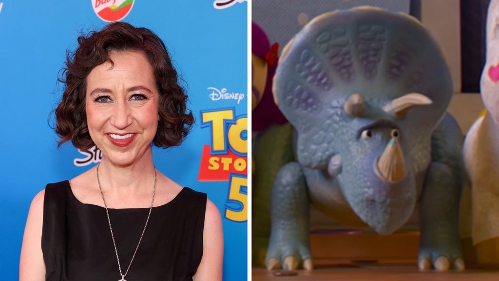 Kristen Schaal voices Trixie in "Toy Story 5"