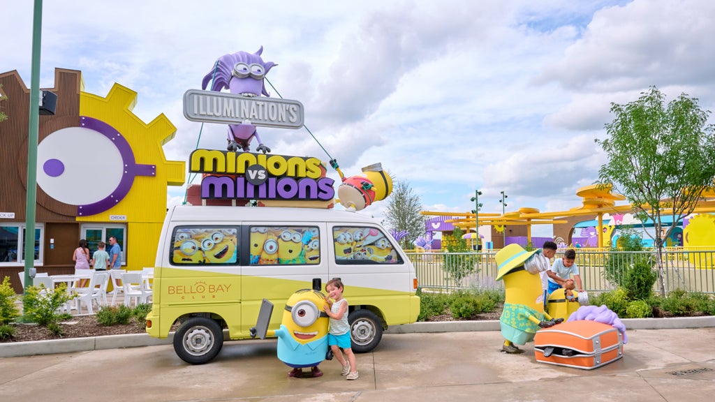 The Minions vs. Minions ride at Universal Kids Resort