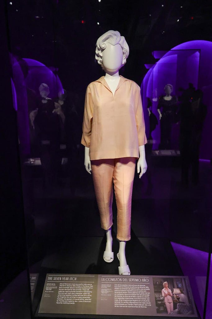 Pajamas made by Jax and worn by Monroe in The Seven Year Itch. Source: Getty