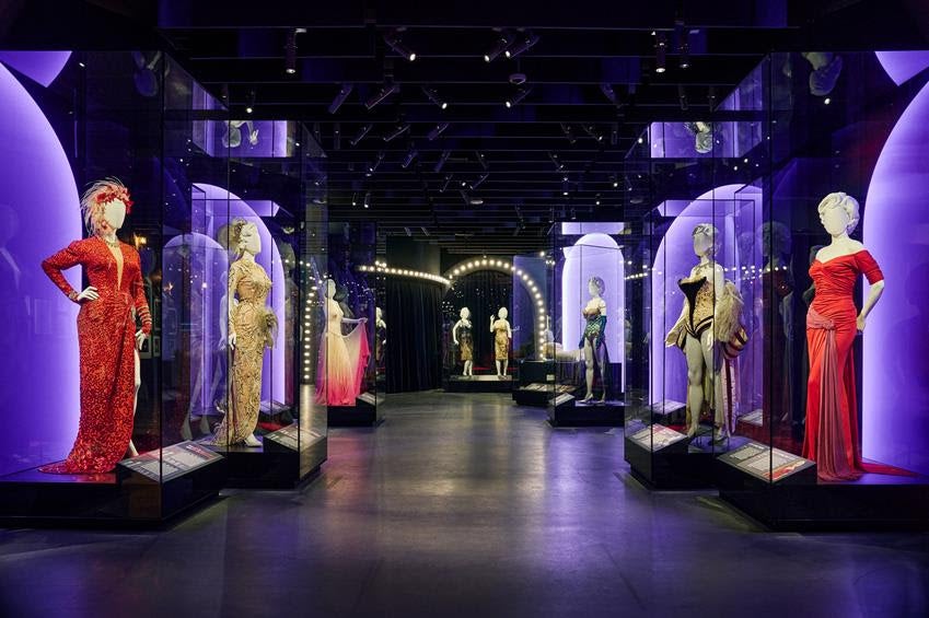 Monroe's costumes at the Academy Museum. Source: Academy Museum Foundation/ Emily Shur