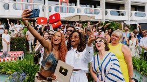Keke Palmer and Oprah Winfrey at YouTube's Creator Club