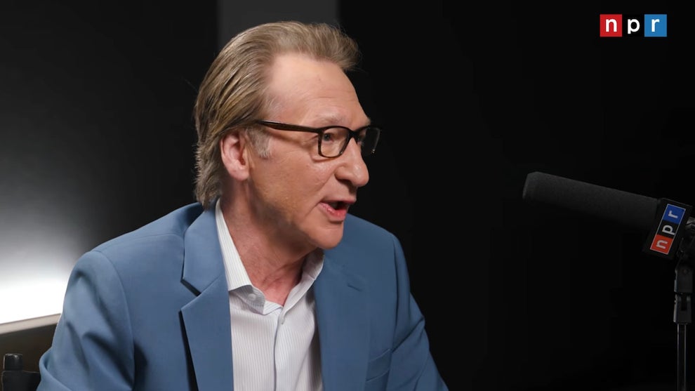 Bill Maher sits with NPR's Steve Inskeep on "Newsmakers." (YouTube)