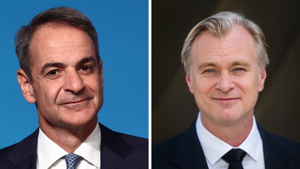 Greek Prime Minister Kyriakos Mitsotakis has congratulated Christopher Nolan for "The Odyssey" success. (Getty Images)