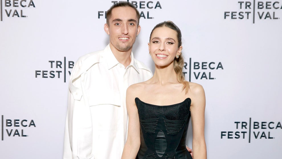 Ivan Beerkus and Angela Nikolau attend Netflix's "Skywalkers: A Love Story" Tribeca Film Festival premiere on June 12, 2024 in New York City. (Jason Mendez/Getty Images)