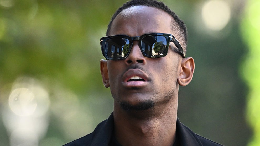 Micheal Ward arrives at Thames Magistrates' Court on August 28, 2025 in London, England. (Leon Neal/Getty Images)