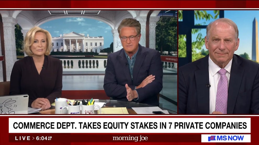 Mika Brzezinski and Joe Scarborough co-host the July 31, 2026 edition of "Morning Joe" (MS NOW)
