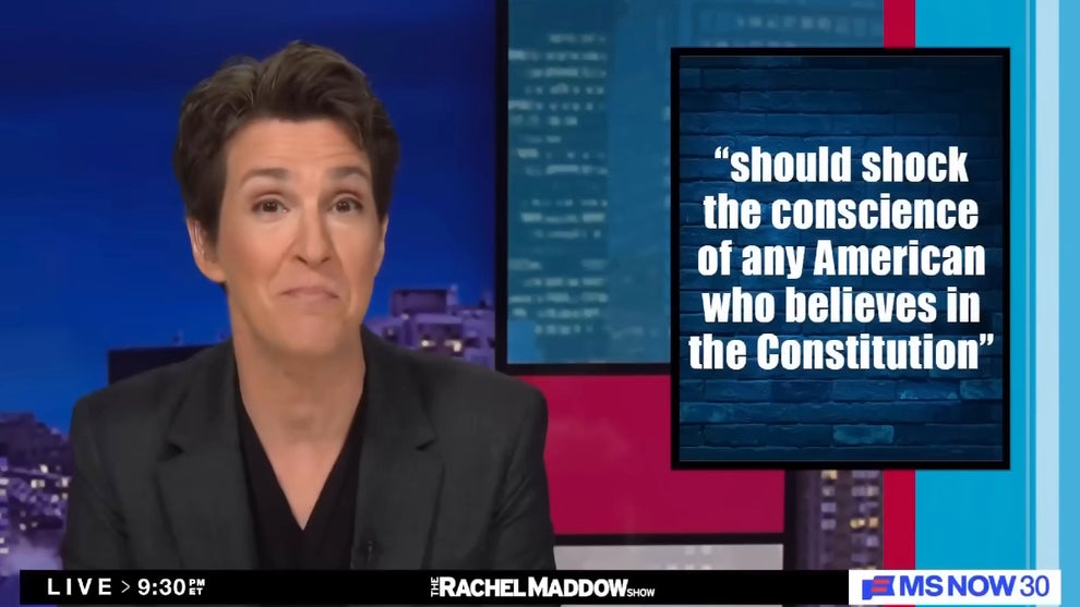 Rachel Maddow hosts the July 13, 2026 edition of "The Rachel Maddow Show" (MS NOW)