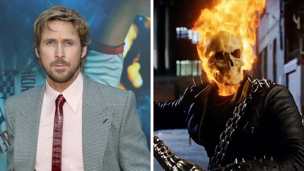 Ryan Gosling is set to join the Marvel Cinematic Universe in "Ghost Rider," due 2028. (Getty Images/Marvel)