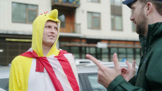 Jordan Klepper Investigates an Anti-ICE Protest With ‘Leftie Nudists’ and Cosplay | Exclusive