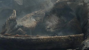 Sunfyre in "House of the Dragon" (Credit: HBO)