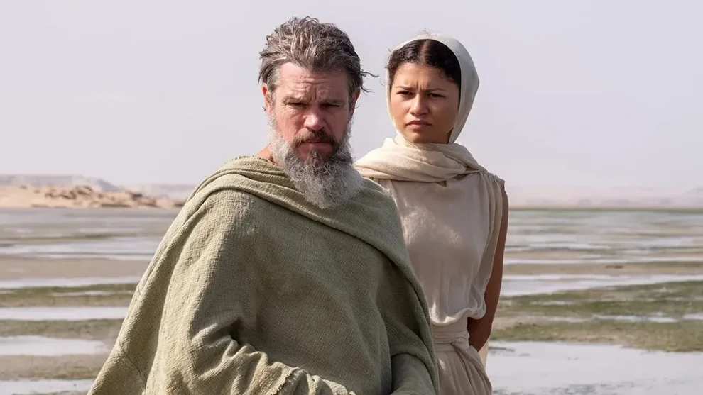 Matt Damon and Zendaya in "The Odyssey"