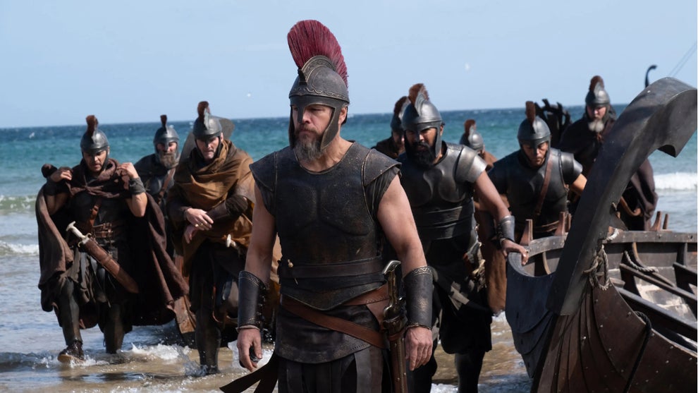 Matt Damon in "The Odyssey" (Universal Pictures)