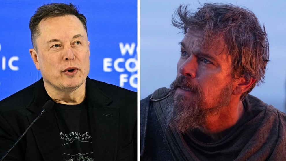 Elon Musk, Matt Damon