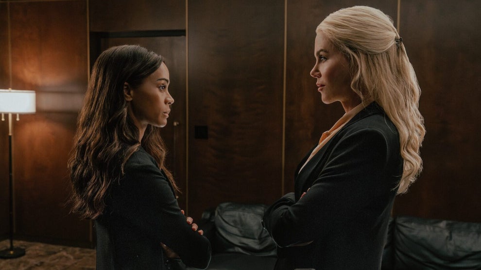 Zoe Saldaña and Nicole Kidman in "Lioness" Season 3