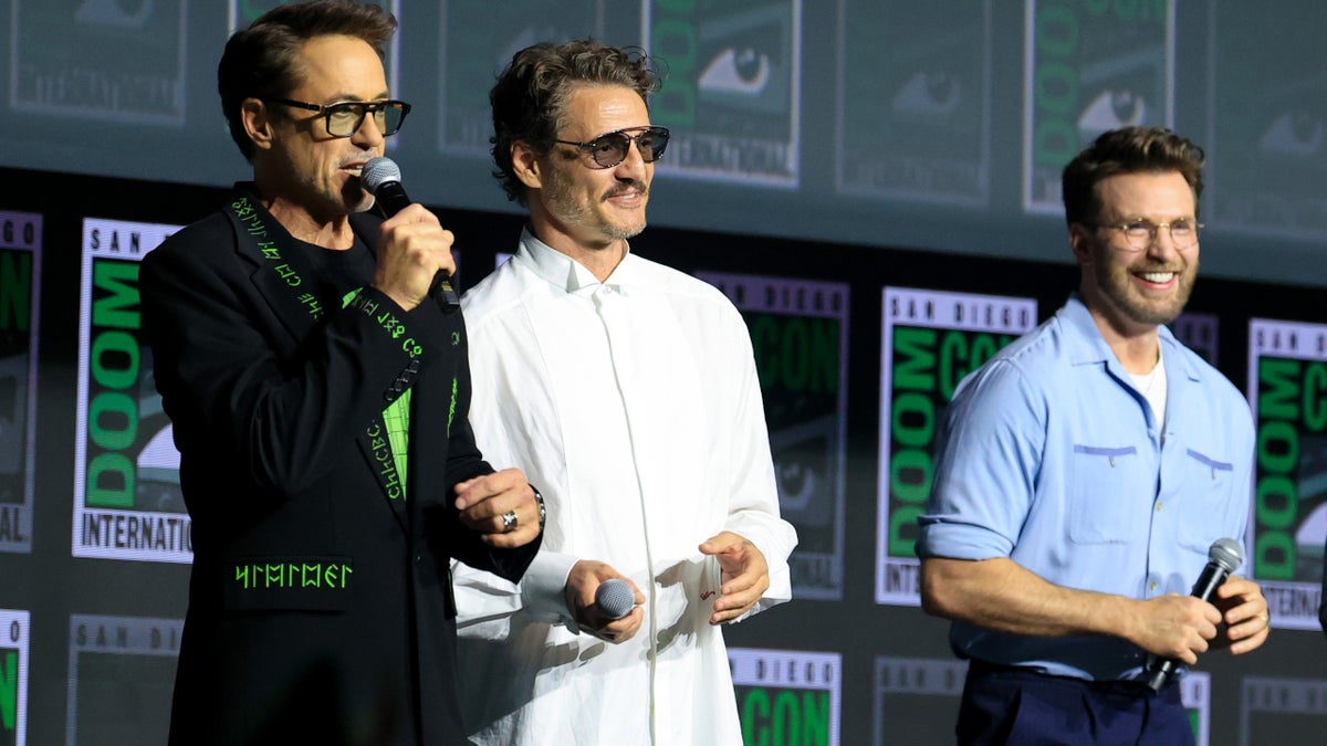 Robert Downey Jr., Pedro Pascal and Chris Evans tease "Avengers: Doomsday" at Comic-Con