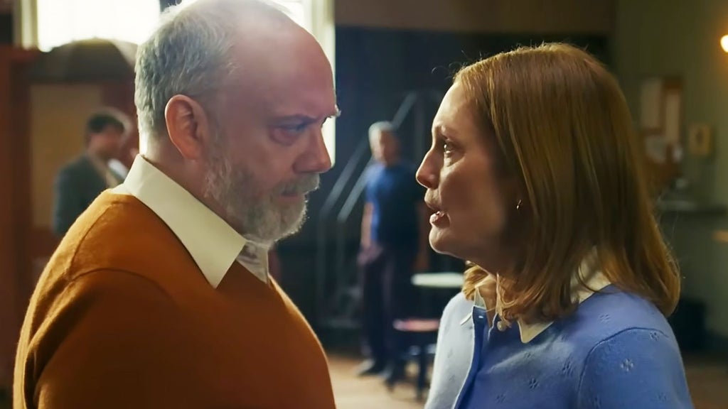 Paul Giamatti and Julianne Moore in "The Debut" 