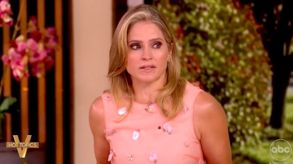 Sara Haines on "The View" (Credit: ABC)