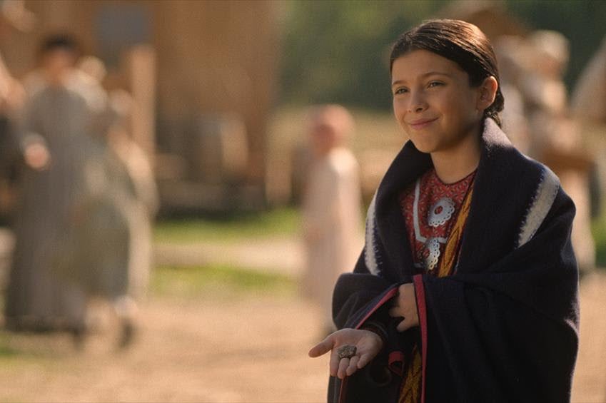 Zhawenim Gotts as Good Eagle. Source: Eric Zachanowich/Netflix