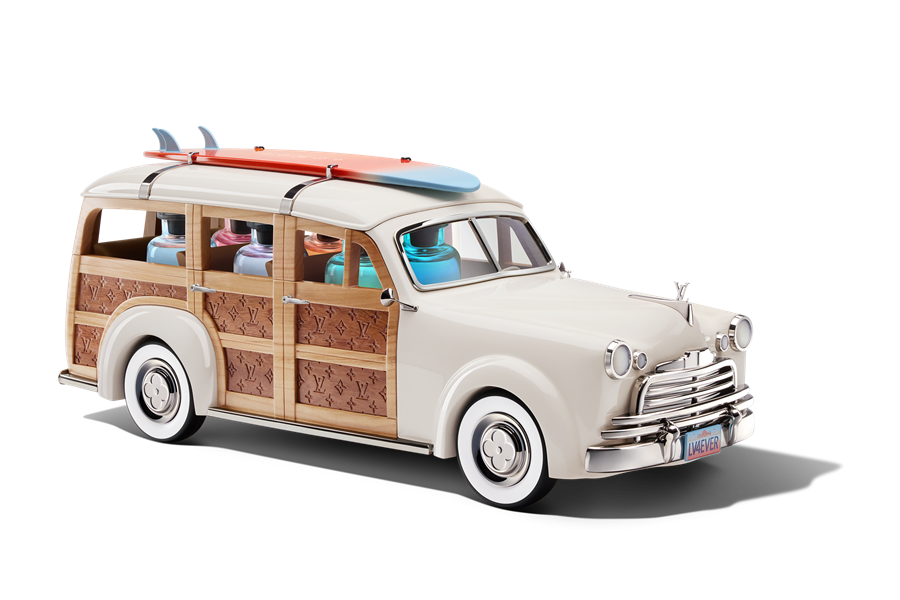 Louis Vuitton Woody Wagon Colognes. Source: Louis Vuitton