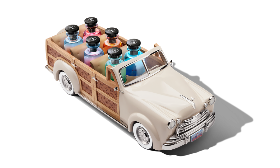 Louis Vuitton Woody Wagon Colognes. Source: Louis Vuitton