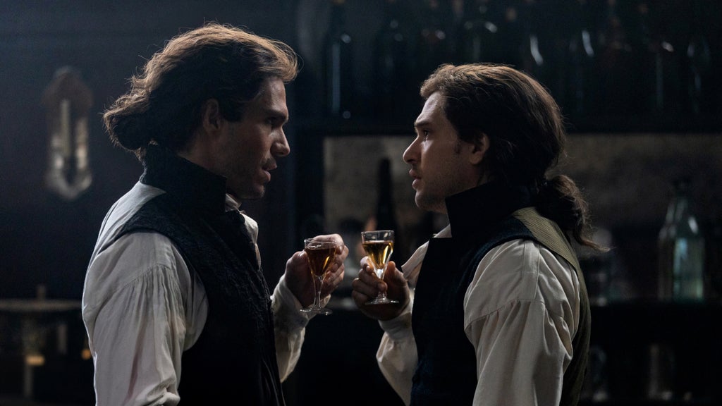 François Civil and Kit Harington in "A Tale of Two Cities" (Photo By Marcell Piti)