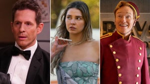 Left to right: “It’s Always Sunny in Philadelphia” Season 18 (FX/Hulu), “Outer Banks” Season 5 (Jackson Lee Davis/Netflix) and "Conan O’Brien Must Go" Season 3 (Team Coco/HBO)