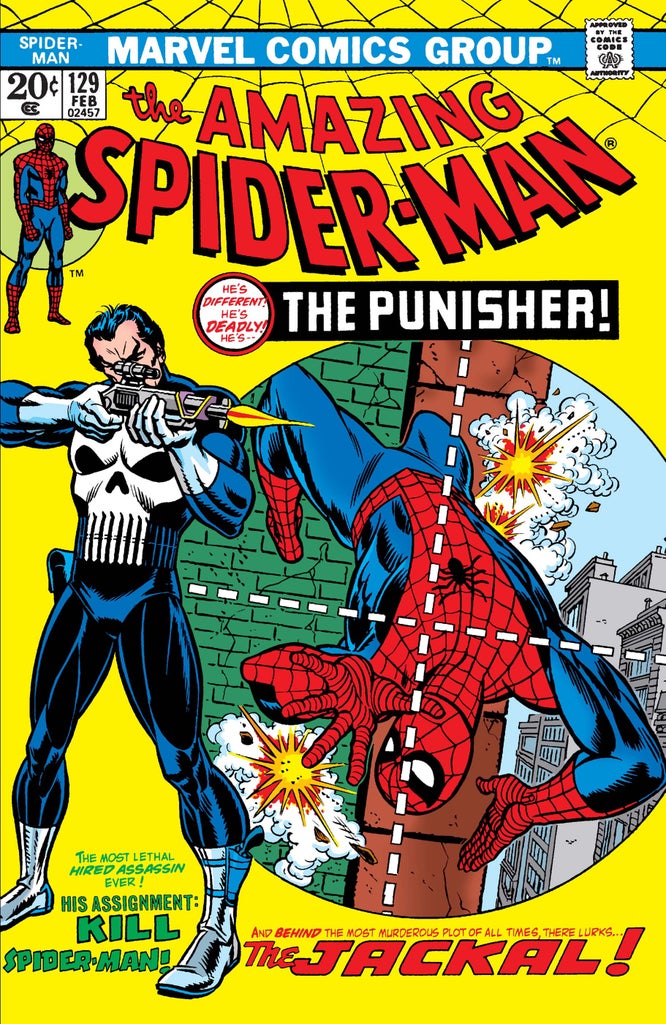 "The Amazing Spider-Man #129" cover by by Gil Kane, John Romita Sr. (Marvel Comics)