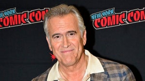 Bruce Campbell attends the Hysteria! press room during New York Comic Con 2024